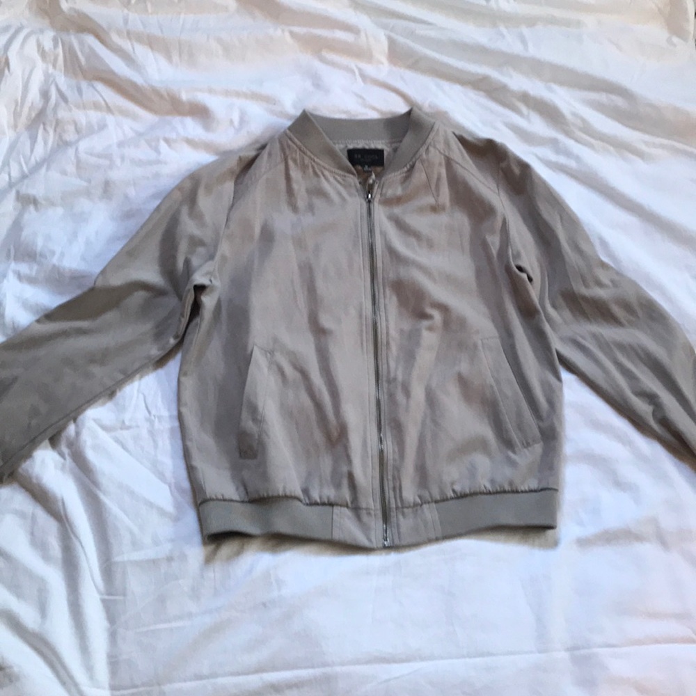 Beige like bomber light jacket